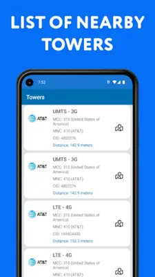 Cellular Tower - Signal Finder android App screenshot 2